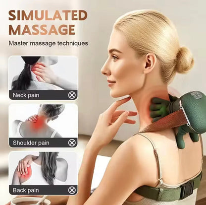 Heated Pillow Neck And Back Massager